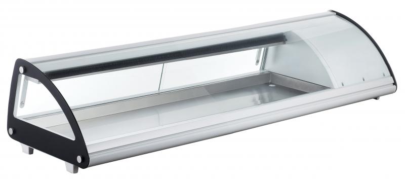 58-inch Sushi Showcase with Curved Glass with 62 L Capacity 1 58-inch Sushi Showcase with Curved Glass with 62 L Capacity